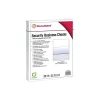 Paris Security & Carbon<DocuGard Standard 8.5" x 11" Security Check On Bottom, 24 lbs., Blue, 500 Sheets/Ream, 2500/Carton (04517P)