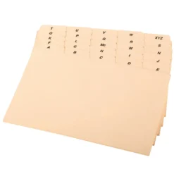 Pendaflex Index Cards<Index Card Dividers for 4" x 6" Cards, Manila, 25/Set (B6425)