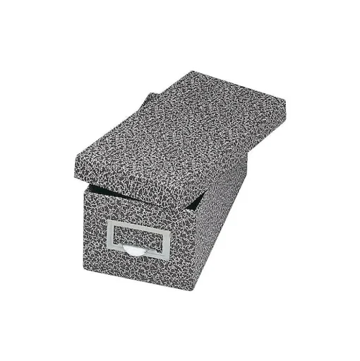 Pendaflex Index Cards<Index Card File Box, Black Agate, 1000 Card Capacity (GLW 93 BLA)