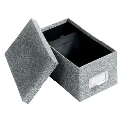 Pendaflex Index Cards<Index Card File Box, 1000-Card Capacity, Black Agate (94 BLA)