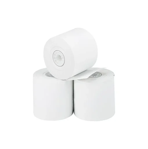 PM Company Pos Paper<® Direct Printing Thermal Paper Roll, White, 2 1/4"(W) x 165'(L), 3/Pack