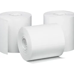 PM Company Pos Paper<Bond Cash Register Paper Rolls, 3" x 85', 50 Rolls/Pack (PMF09228)