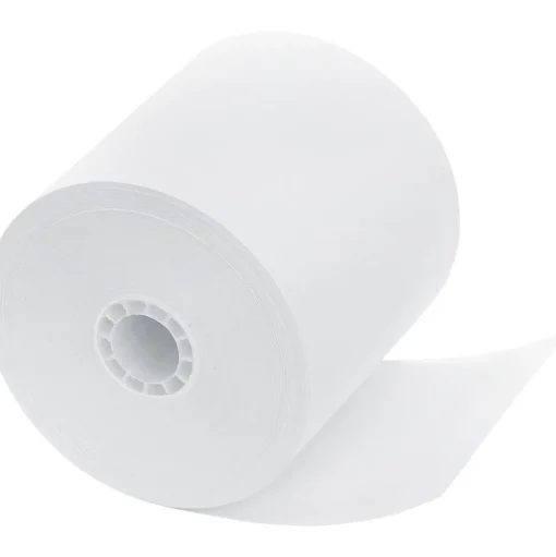 PM Company Pos Paper<Bond Cash Register Paper Rolls, 3 1/4" x 243', 4 Rolls/Pack (9074-2242)