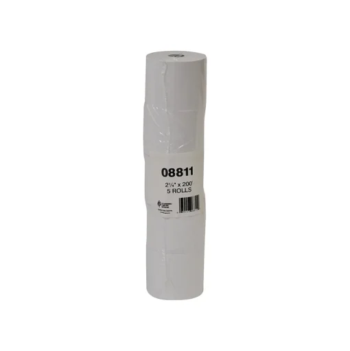 PM Company Pos Paper<Perfection Bond Adding Machines & Calculator Paper Rolls, 2 1/4" x 200', 5 Rolls/Pack (8811)