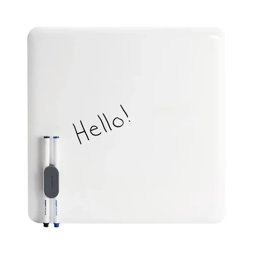 Poppin Dry Erase<Steel Dry-Erase Whiteboard, 12.5" x 12.5" (105086)