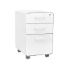 Poppin File Cabinets<Stow 3-Drawer Vertical File Cabinet, Locking, Letter/Legal, White, 20"D (100915)