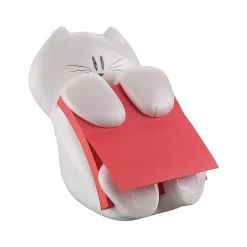 Post-it Pop-Up Dispensers<® Cat Pop-Up Dispenser for 3" x 3" Notes, White (CAT-330)