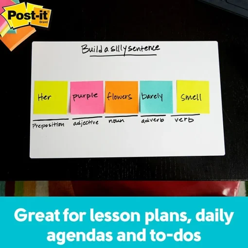 Post-it Dry Erase<® Dry Erase Sheets, 7" x 11.3", 3/Pack (DEFSHEETS-3PK)