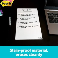 Post-it Dry Erase<® Dry Erase Sheets, 7" x 11.3", 3/Pack (DEFSHEETS-3PK)