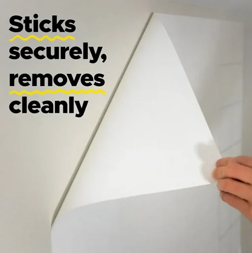 Post-it Dry Erase<Easy Erase Plastic Adhesive Dry-Erase Whiteboard, 6' x 4' (FWS6X4)