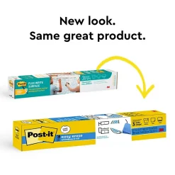 Post-it Dry Erase<Easy Erase Plastic Adhesive Dry-Erase Whiteboard, 8' x 4' (FWS8X4)