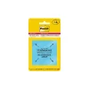 Post-it Post-It Notes<Full Adhesive Notes, 3" x 3", Energy Boost Collection, 30 Sheet/Pad, 4 Pads/Pack (F3304SSAU)