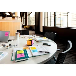 Post-it Post-It Notes<Full Adhesive Notes, 3" x 3", Energy Boost Collection, 30 Sheet/Pad, 4 Pads/Pack (F3304SSAU)