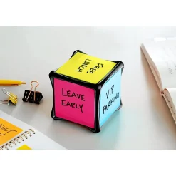 Post-it Post-It Notes<Full Adhesive Notes, 3" x 3", Energy Boost Collection, 30 Sheet/Pad, 4 Pads/Pack (F3304SSAU)