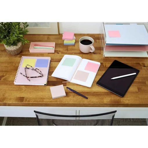 Post-it Post-It Notes<Greener Recycled Notes, 3" x 5", Sweet Sprinkles Collection, 100 Sheet/Pad, 5 Pads/Pack (655RPA)
