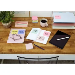 Post-it Post-It Notes<Greener Recycled Pop-up Notes, 3" x 3", Collection, 100 Sheet/Pad, 6 Pads/Pack (R330RP-6AP)