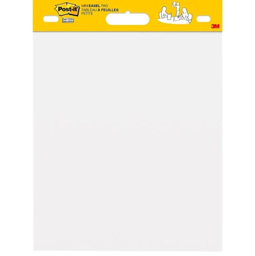 Post-it Easel Paper Pads<® Mini Super Sticky Wall Easel Pad, 15" x 18", 20 Sheets/Pad, 6 Pads/Pack (577SS)