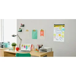 Post-it Easel Paper Pads<® Mini Super Sticky Wall Easel Pad, 15" x 18", 20 Sheets/Pad, 6 Pads/Pack (577SS)