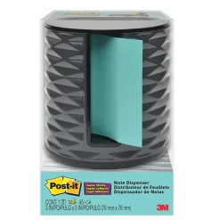 Post-it Pop-Up Dispensers<Note Pop-Up Dispenser for 3" x 3" Notes, Black/Gray (ABS-330-B)