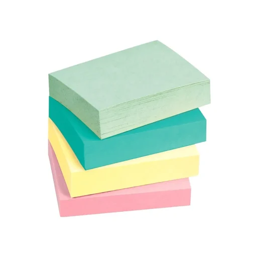 Post-it Post-It Notes<Notes, 1 3/8" x 1 7/8", Collection, 100 Sheet/Pad, 12 Pads/Pack (653AST)