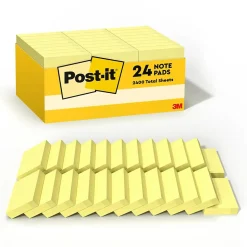 Post-it Post-It Notes<Notes, 1 3/8" x 1 7/8", Collection, 100 Sheet/Pad, 24 Pads/Pack (65324VADB)
