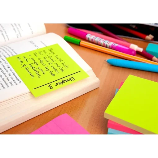 Post-it Post-It Notes<Notes, 3" x 3", Assorted Collection, 400 Sheet/Pad (2027)