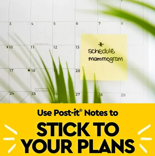 Post-it Sticky Notes<Notes, 3" x 5", Canary Collection, Lined, 100 Sheet/Pad, 12 Pads/Pack (635YW)