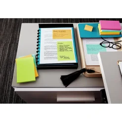 Post-it Post-It Notes<Notes, 3" x 5", Collection, 100 Sheet/Pad, 5 Pads/Pack (6555UC)