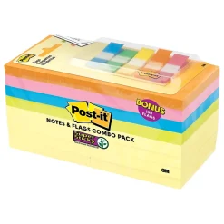 Post-it Post-It Notes<Notes Combo Pack, 3" x 3", Assorted Collection, 90 Sheet/Pad, 16 Pads/Pack (654-16SSCY-B)