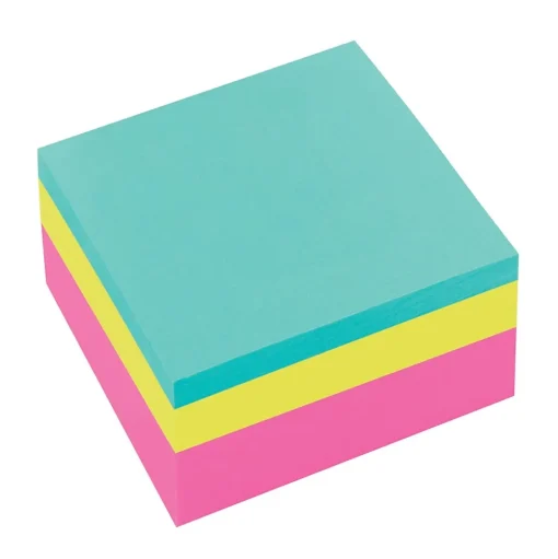 Post-it Post-It Notes<Notes Combo Pack, 3" x 3", Assorted Collection, 400 Sheet/Pad, 4 Pads/Pack (MMM2027RCR-4)