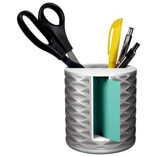 Post-it Pop-Up Dispensers<Pop-up Dispenser for 3" x 3" Sticky Notes, White/Grey (ABS-330-W)