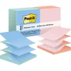 Post-it Sticky Notes<Pop-up Notes, 3" x 3", Beachside Café Collection, 90 Sheet/Pad, 12 Pads/Pack (R330UALT)