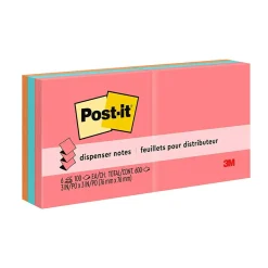 Post-it Post-It Notes<Pop-up Notes, 3" x 3", Collection, 100 Sheet/Pad, 6 Pads/Pack (R330-AN)