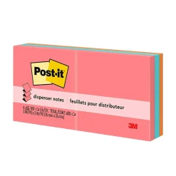 Post-it Post-It Notes<Pop-up Notes, 3" x 3", Collection, 100 Sheet/Pad, 6 Pads/Pack (R330-AN)