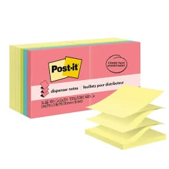 Post-it Post-It Notes<Pop-up Notes, 3" x 3", Poptimistic Collection, 100 Sheet/Pad, 14 Pads/Pack (R33014YWM)