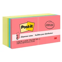 Post-it Post-It Notes<Pop-up Notes, 3" x 3", Poptimistic Collection, 100 Sheet/Pad, 14 Pads/Pack (R33014YWM)