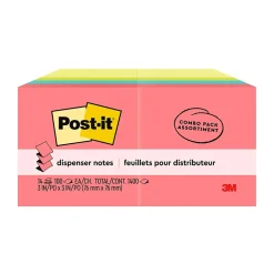 Post-it Post-It Notes<Pop-up Notes, 3" x 3", Poptimistic Collection, 100 Sheet/Pad, 14 Pads/Pack (R33014YWM)