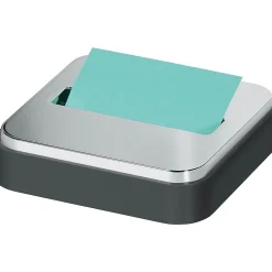 Post-it Pop-Up Dispensers<® Pop-up Notes Dispenser for 3" x 3" notes, Black with Steel Top (STL-330-B)