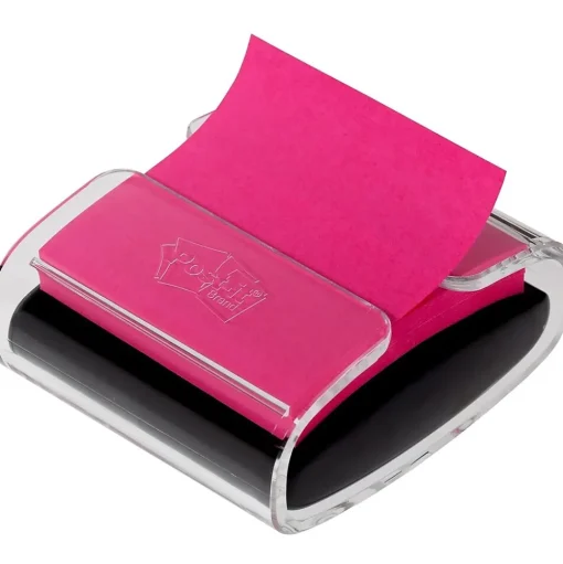 Post-it Pop-Up Dispensers<Pop-Up Notes Dispenser for 3" x 3" Notes, Black (WD-330-BK)