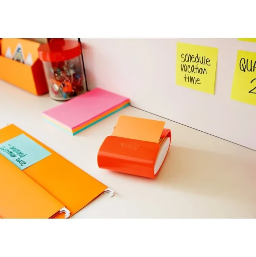 Post-it Pop-Up Dispensers<® Pop-Up Notes Dispenser for 3" x 3" Notes, Assorted Colors (WD-330-COL)