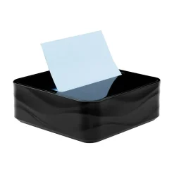 Post-it Pop-Up Dispensers<Pop-up Wave Design Dispenser for 3" x 3" Notes, Black (WAVE-330-BKVP)