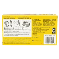 Post-it Pop-Up Dispensers<Pop-up Wave Design Dispenser for 3" x 3" Notes, Black (WAVE-330-BKVP)