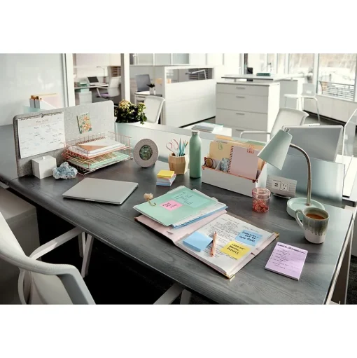 Post-it Post-It Notes<Recycled Notes, 3" x 3", Sweet Sprinkles Collection, 100 Sheet/Pad, 12 Pads/Pack (654-RP-A/654-A)