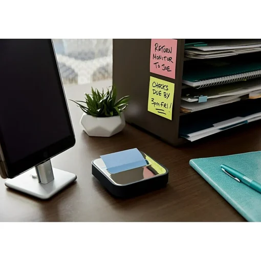 Post-it Post-It Notes<Recycled Pop-up Notes, 3" x 3", Collection, 100 Sheet/Pad, 12 Pads/Pack (R330RP12AP)