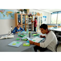 Post-it Post-It Notes<Recycled Super Sticky Notes, 3" x 3", Collection, 90 Sheet/Pad, 5 Pads/Pack (654-5SST)