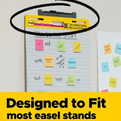 Post-it Easel Paper Pads<Super Sticky Notes, 25" x 30", Assorted Collection, Lined, 30 Sheet/Pad (561WLSS)