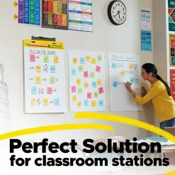 Post-it Easel Paper Pads<Super Sticky Notes, 25" x 30", Assorted Collection, Lined, 30 Sheet/Pad (561WLSS)