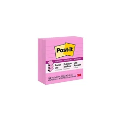 Post-it Post-It Notes<Super Sticky Notes, 4" x 4", Assorted Collection, Lined, 90 Sheet/Pad, 5 Pads/Pack (R440NPSS)