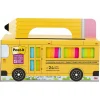 Post-it Post-It Notes<Super Sticky Notes, Bus Cabinet Pack, Assorted Bright Colors, 24 Pads/Pack, 70 Sheets/Pad (654-24SSBUS)