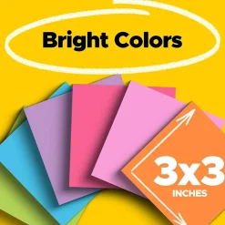Post-it Post-It Notes<Super Sticky Notes, Bus Cabinet Pack, Assorted Bright Colors, 24 Pads/Pack, 70 Sheets/Pad (654-24SSBUS)